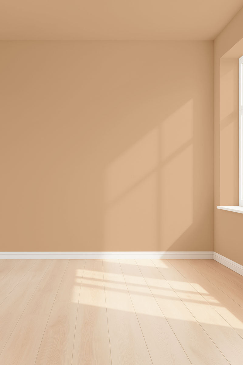 Échantillon repositionnable 3D de la peinture Shortbread avec ombres - teinte ocre jaune