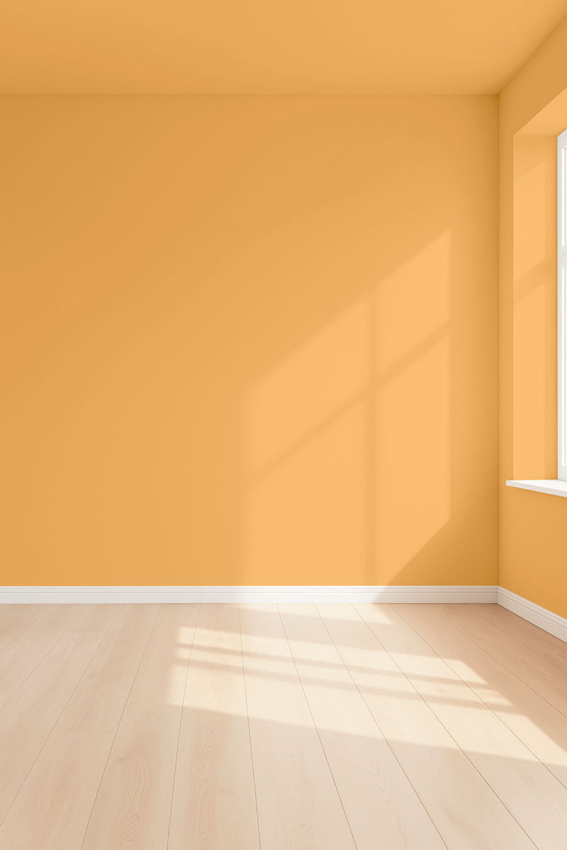 Échantillon repositionnable 3D de la peinture Toscana hills avec ombres - teinte jaune paille